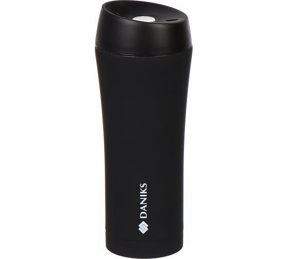 Изображение товара Термокружка DANIKS нерж, 0.45 л, колба нерж, sl-nt015-soft-black 430662