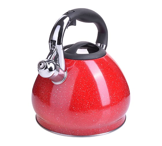 Изображение товара Чайник MAYER&BOCH 3.4 л, нержавеющая сталь со свистком MB (х12) 28555