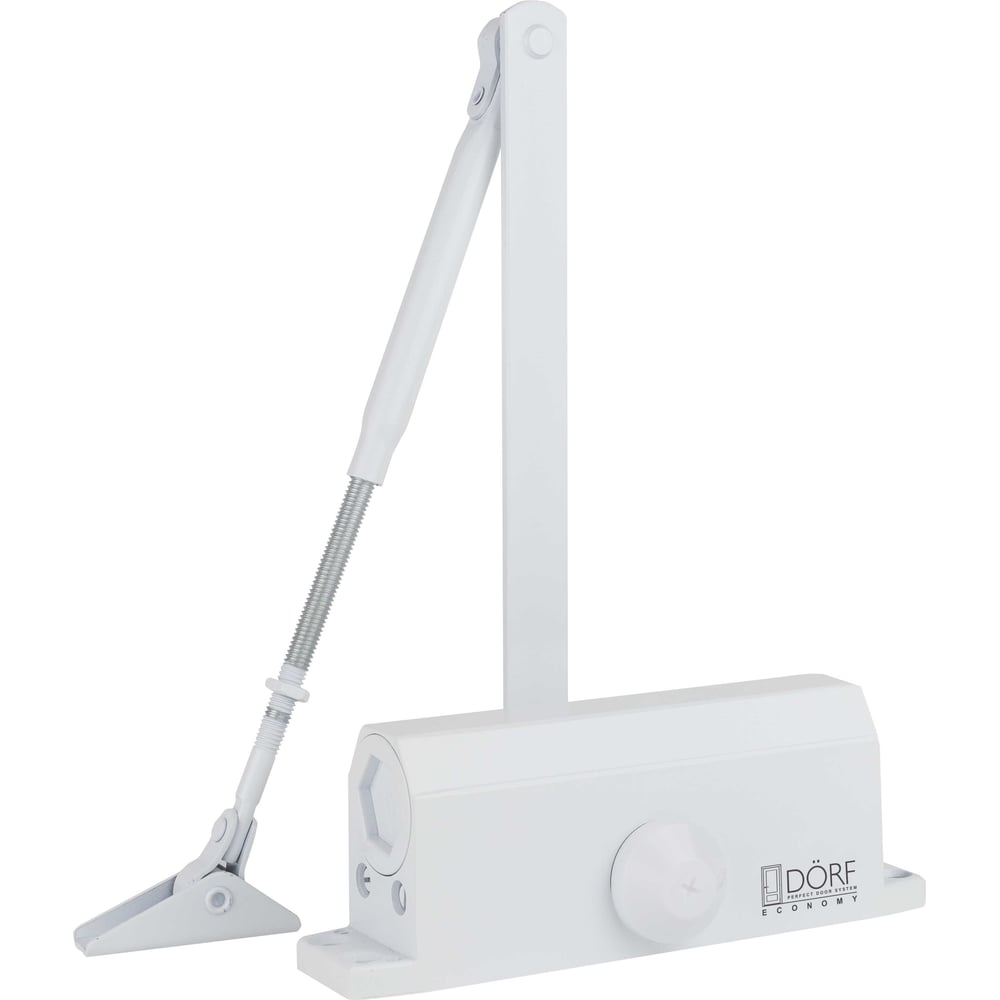 Изображение товара Дверной доводчик DORF economy l-8224 110 кг, белый, 1 к - 1 шт. eco L8224_white_eco
