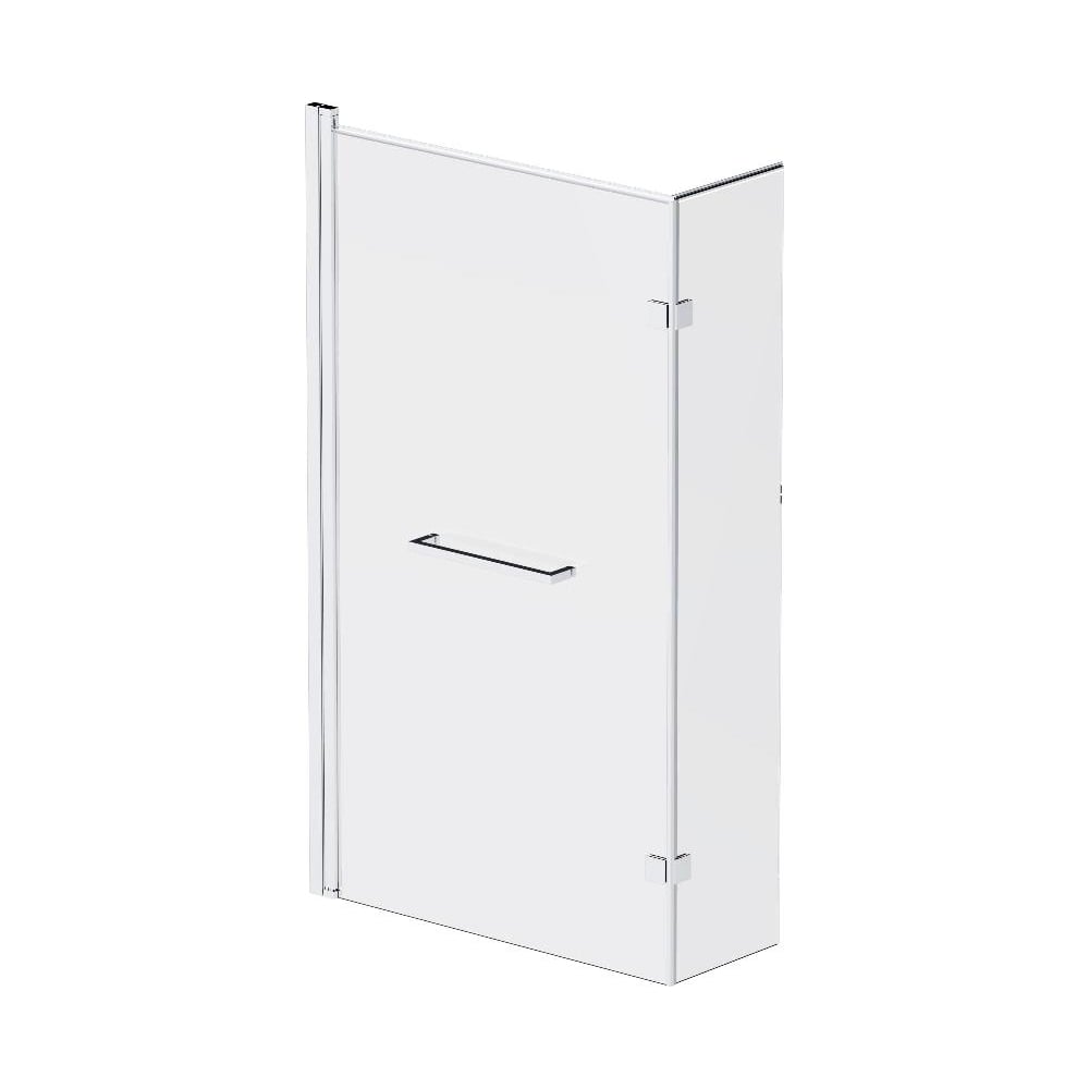 Изображение товара Душевая шторка Damixa 150x80 с прозрачным стеклом, анодированный профиль