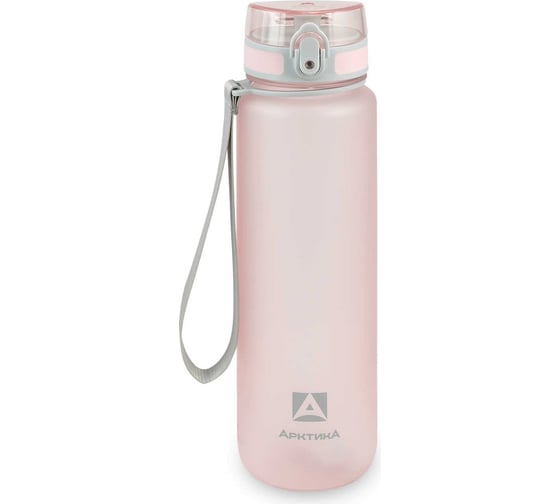 Изображение товара Бутылка Арктика тритановая, с ситечком, 1000 мл, розовая матовая, 720-1000-PKM