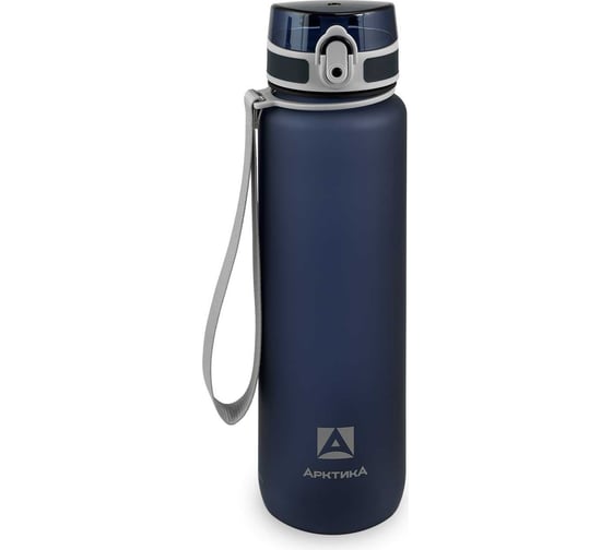 Изображение товара Бутылка Арктика тритановая, с ситечком, 1000 мл, синяя матовая, 720-1000-BLM