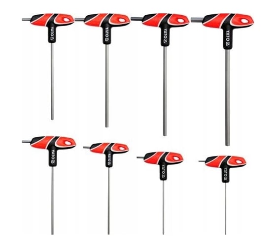 Изображение товара Наб. шестигр. YATO HEX с Т-обр. рукояткой 8шт YT-05583 371405583 092 1