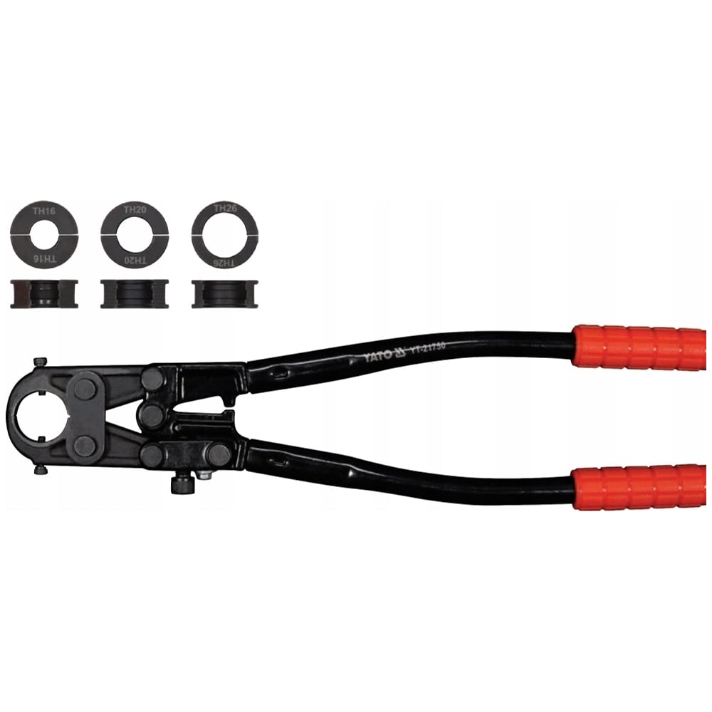 Изображение товара Пресс для металлопластиковых труб YATO PEX-AL-PEX TH16-26 YT-21750 профессиональный