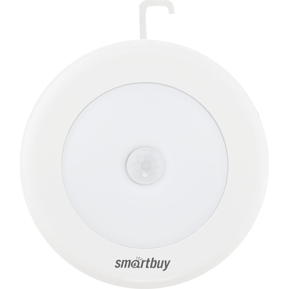 Изображение товара Светодиодный фонарь с датчиком движения Smartbuy 6 led 3aaa белый SBF-6-K