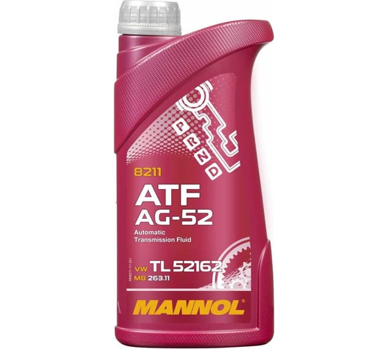 Изображение товара Трансмиссионная жидкость MANNOL ATF AG52 1 л, синтетическая 1339