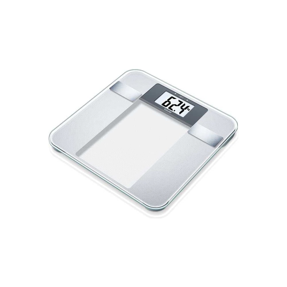 Изображение товара Электронные напольные весы BEURER BG13 со жироанализатором до 150 кг серебристые