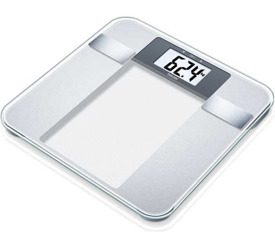 Изображение товара Электронные напольные весы BEURER BG13 максимально 150 кг, серебристый 1057324