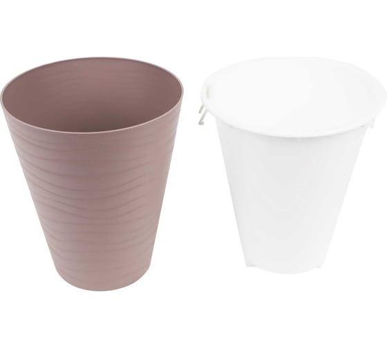 Изображение товара Горшок ООО КЗНМ валенсия мокка d17, 2,8л 527663