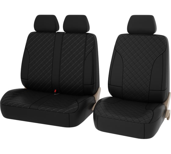 Изображение товара Чехлы PSV King Next TRANSIT Черный отстрочка черная терморомб экокожа 135732