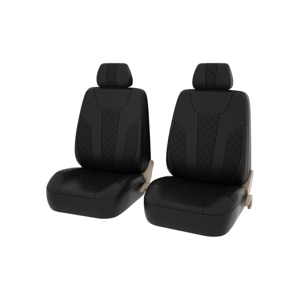 Изображение товара Чехлы PSV Lotos Next 2 FRONT Черный с синей отстрочкой