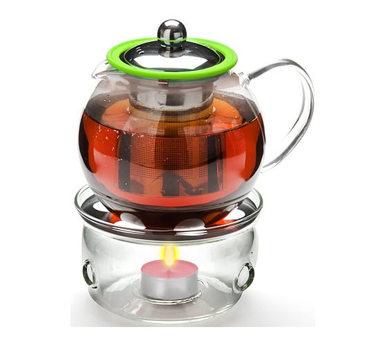 Изображение товара Чайник MAYER&BOCH стекло 800 мл + подогрев, сито МВ (х12) 25674