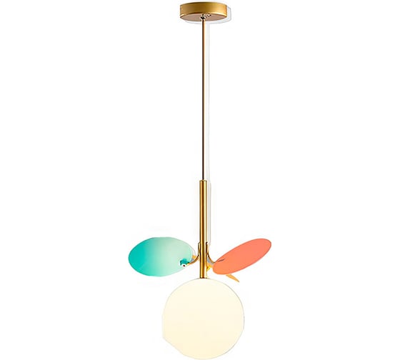 Изображение товара Подвесной светильник Балтийский светлячок с цветными лепестками WL-20001TS