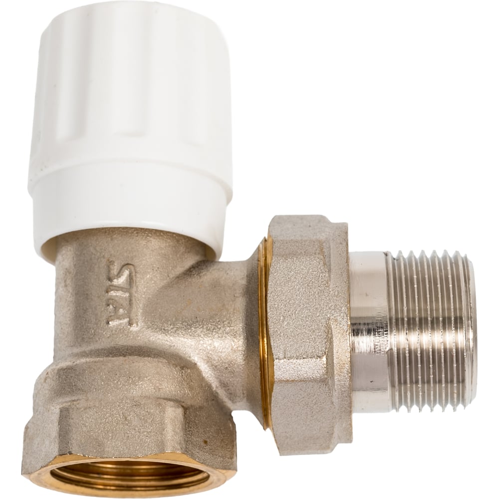 Изображение товара Регулируемый угловой вентиль для радиаторов отопления БИЗОН ВР-У-3/4