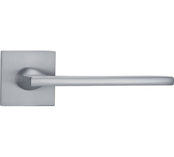 Изображение товара Дверные ручки Вантаж алюминиевые, матовый хром V89L-2 SL