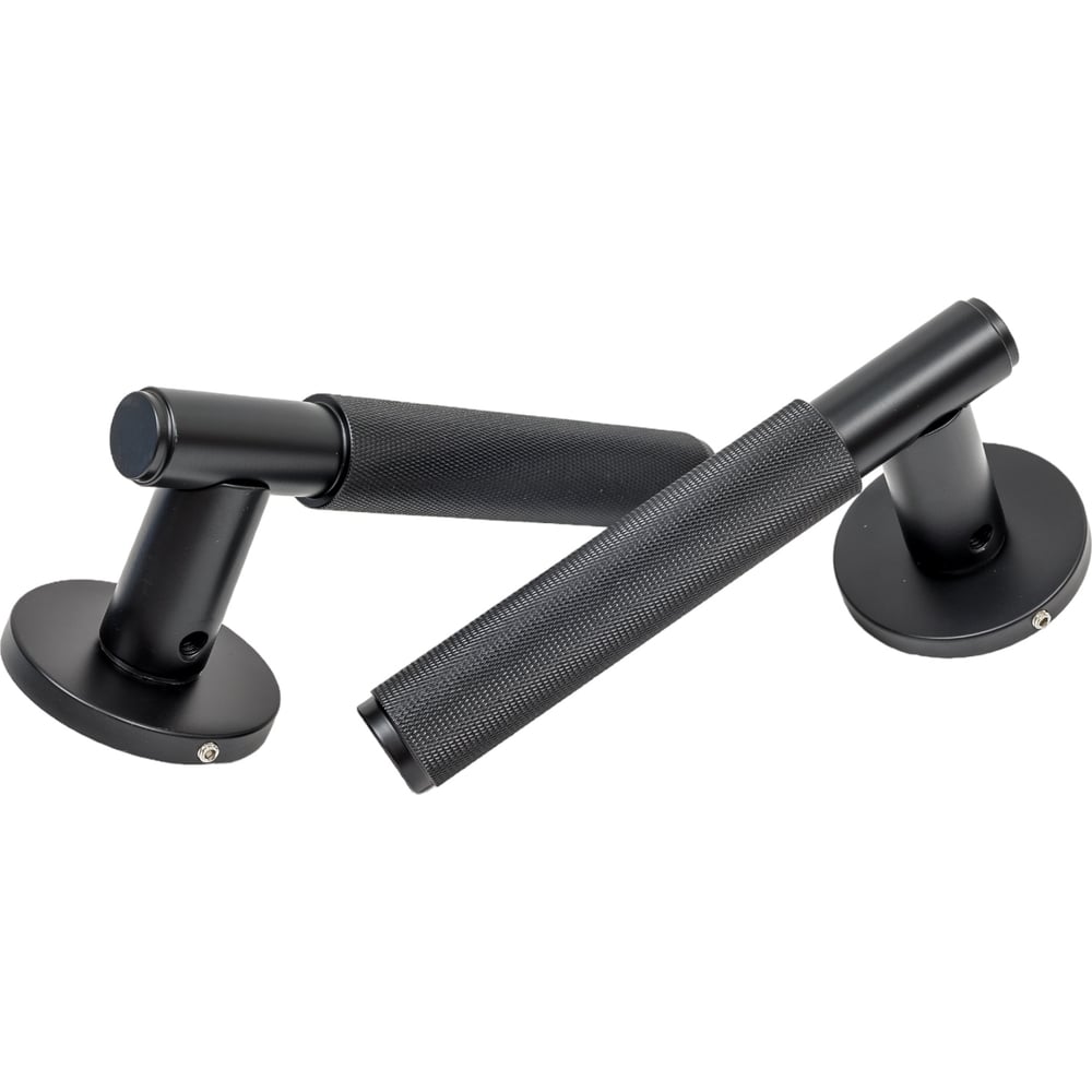 Изображение товара Дверные ручки алюминиевые V35BL-2 SL черные от Вантаж