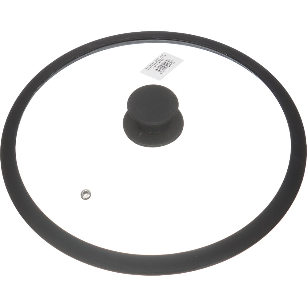 Изображение товара Крышка для посуды DANIKS стекло 28 см с силиконовым ободом