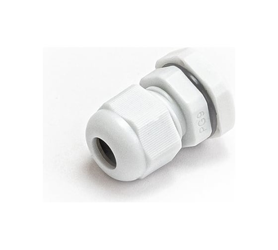 Изображение товара Сальник Промрукав pg 9 (ip68) d отверстия 4-8 мм серый 3 шт. PR08.6972