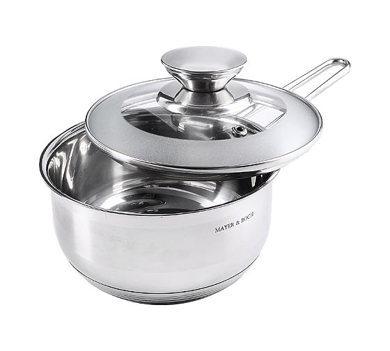 Изображение товара Сотейник MAYER&BOCH нерж. с крышкой 400 мл, 12 см MB (х8) 30967