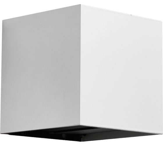 Изображение товара Фасадный светильник General Lighting Systems двойной GX53, 130х103х103мм, регулируемый угол рассеивания, металл, квадрат белый GWL-2GX53-M-IP20 661333