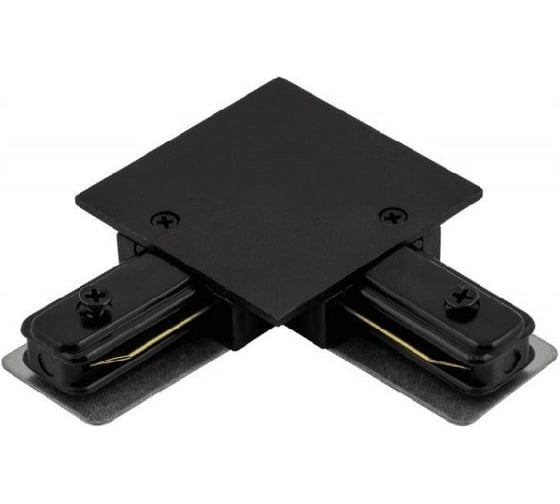 Изображение товара L- образный коннектор для встраиваемого шинопровода General Lighting Systems G-1-TLT-I-IP20-B 1-фазный, черный 581906