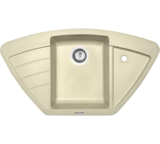 Изображение товара Кухонная мойка Zigmund & Shtain ECKIG 900 Молодое шампанское ЦБ-00000145