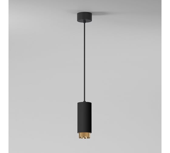 Изображение товара Подвесной светильник Elektrostandard nubis gu10 50122/1 черный/золото a064791