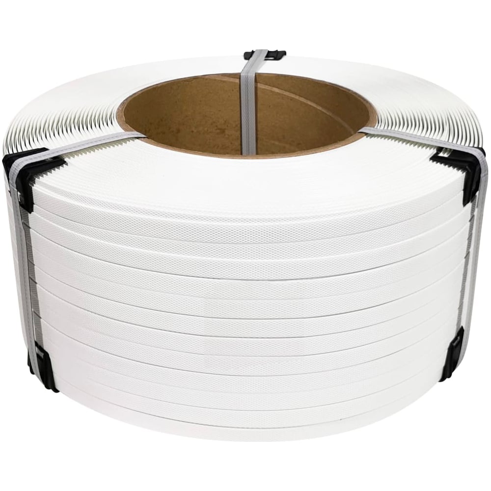 Изображение товара Стреппинг лента ПП Gigant 15x1х1,2 км 300 кгс белая GSTW-15-10-12