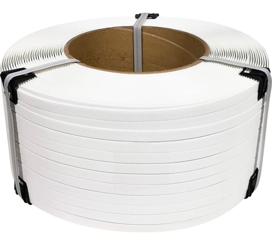 Изображение товара Стреппинг лента ПП Gigant 15x1х1,2 км, 300 кгс, белая GSTW-15-10-12