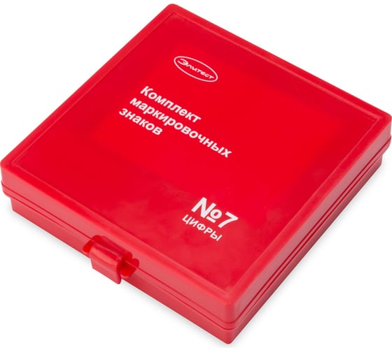 Изображение товара Знаки Элитест маркировочные № 7 (цифры, 12 мм) 00000392