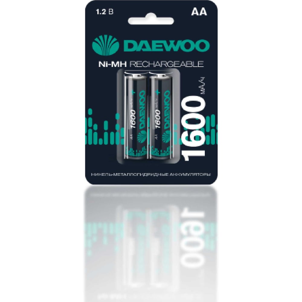 Изображение товара Аккумулятор DAEWOO AA/HR6 1.2В 1600мАч Ni-MH для пульта фотоаппаратов и игрушек