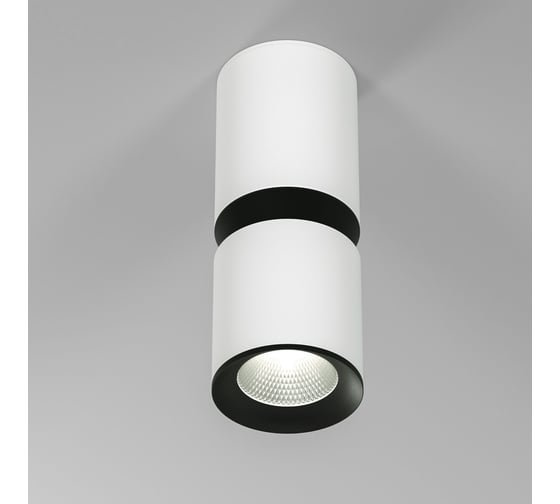 Изображение товара Потолочный светодиодный светильник Elektrostandard kayo 12w 4000к 25048/led белый/черный a064728