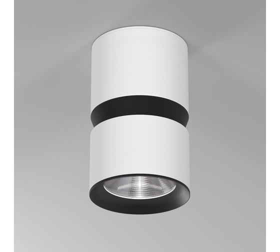 Изображение товара Потолочный светодиодный светильник Elektrostandard kayo 12w 4000к 25049/led белый/черный a064731