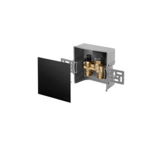 Изображение товара Набор терморегулятора OVENTROP Unibox E RTL, 20-40C, черное стекло 1022761