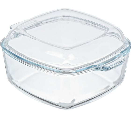 Изображение товара Кастрюля DANIKS стекло, 2.5 л, крышка стекло, круглая, hsac250f, прозрачная 448714