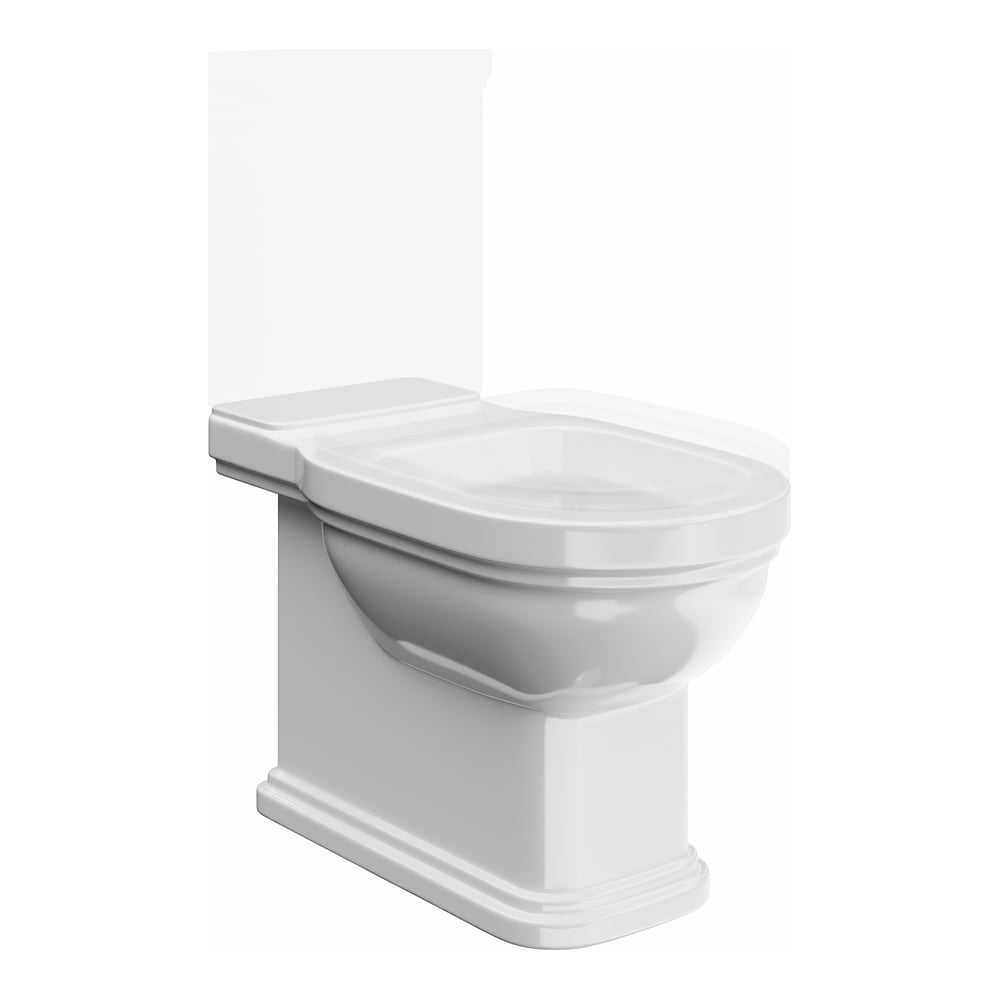 Изображение товара Напольный унитаз KERAMA MARAZZI POMPEI белый глянцевый современный с механической кнопкой