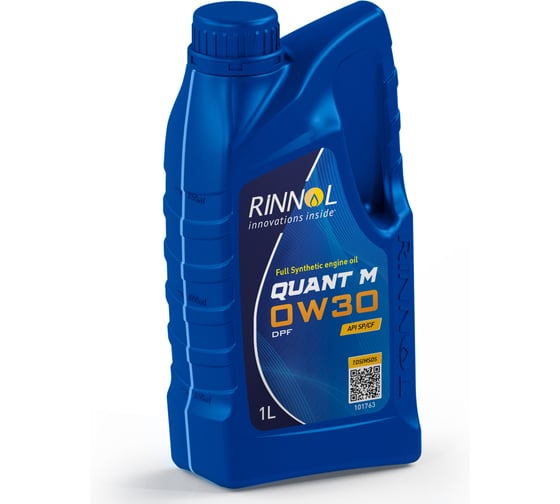 Изображение товара Моторное масло RINNOL QUANT M синтетическое, 0W-30, DPF, 1 л 193244