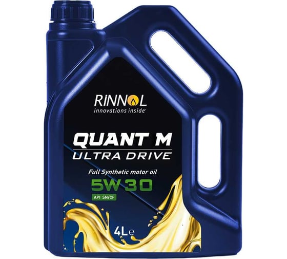 Изображение товара Моторное масло RINNOL QUANT М синтетическое, 5W-30, 4 л 191592