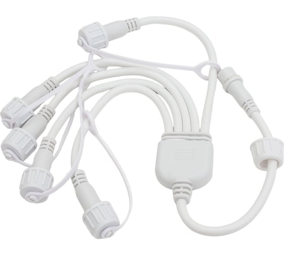 Изображение товара Разветвитель TEAMPROF 2 pin, 1-5, белый TPF-SC2/1-5-W