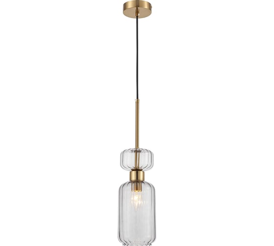Изображение товара Подвесной светильник ESCADA 1141/1S E14х60W, Antigue copper/Smoke 1141/1S Smoke