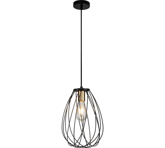 Изображение товара Подвесной светильник ESCADA E27х60W, Black/Brass 10180/1S