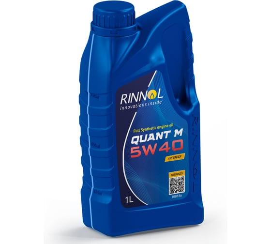 Изображение товара Моторное масло RINNOL QUANT M синтетическое, 5W-40, 1 л 100186