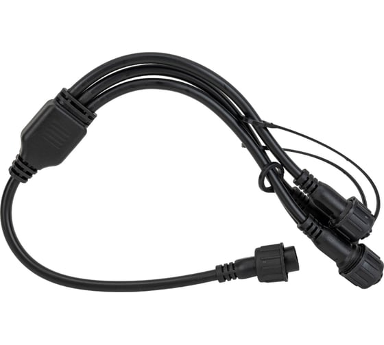 Изображение товара Разветвитель TEAMPROF 2 pin, 1-3, чёрный TPF-SC2/1-3-B