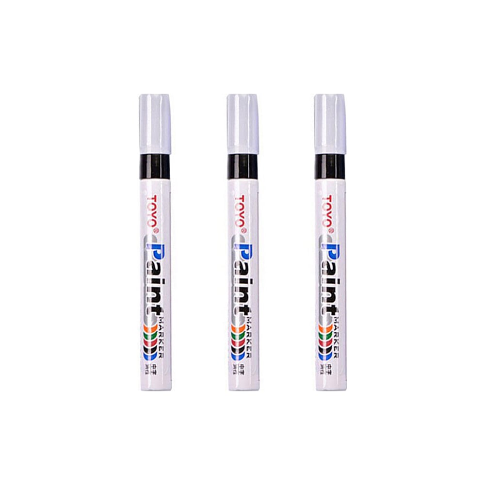 Изображение товара Маркер-краска Оберон черный SA101 упак. 3шт для разных поверхностей