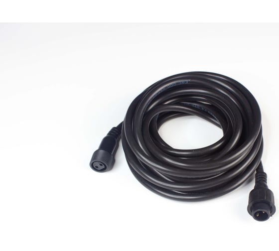 Изображение товара Удлинитель TEAMPROF 5 м, 2 pin, чёрный TPF-EC2-5-B