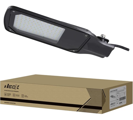 Изображение товара Уличный светильник Neox сд ДКУ-02 70Вт 230В 5000К 7350Лм 105лм/Вт IP65 4690612042435