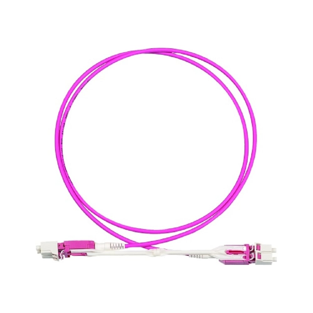 Изображение товара Оптический дуплексный патч-корд TopLan LC-LC OM4 1 метр для высокоскоростных сетей