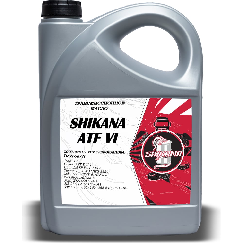 Изображение товара Трансмиссионное масло SHIKANA tn atf dexron-vi 5 л для АКПП