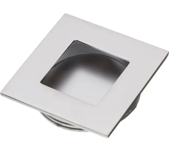Изображение товара Врезная ручка GTV квадратная, 40x40 мм, матовый хром UZ-00B226-05