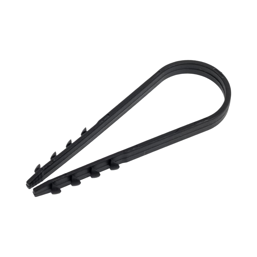 Изображение товара Дюбель-хомут для круглого кабеля Промрукав d19-25 мм, черный, 10 шт. PR08.6950